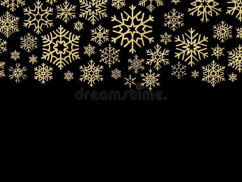 Tarjeta de Navidad con los copos de nieve del oro Elementos para la plantilla del diseño del día de fiesta del Año Nuevo EPS 10 libre illustration Tarjeta de Navidad con los copos de nieve del oro Elementos para la plantilla del diseño del día de fiesta del Año Nuevo EPS 10 libre illustration