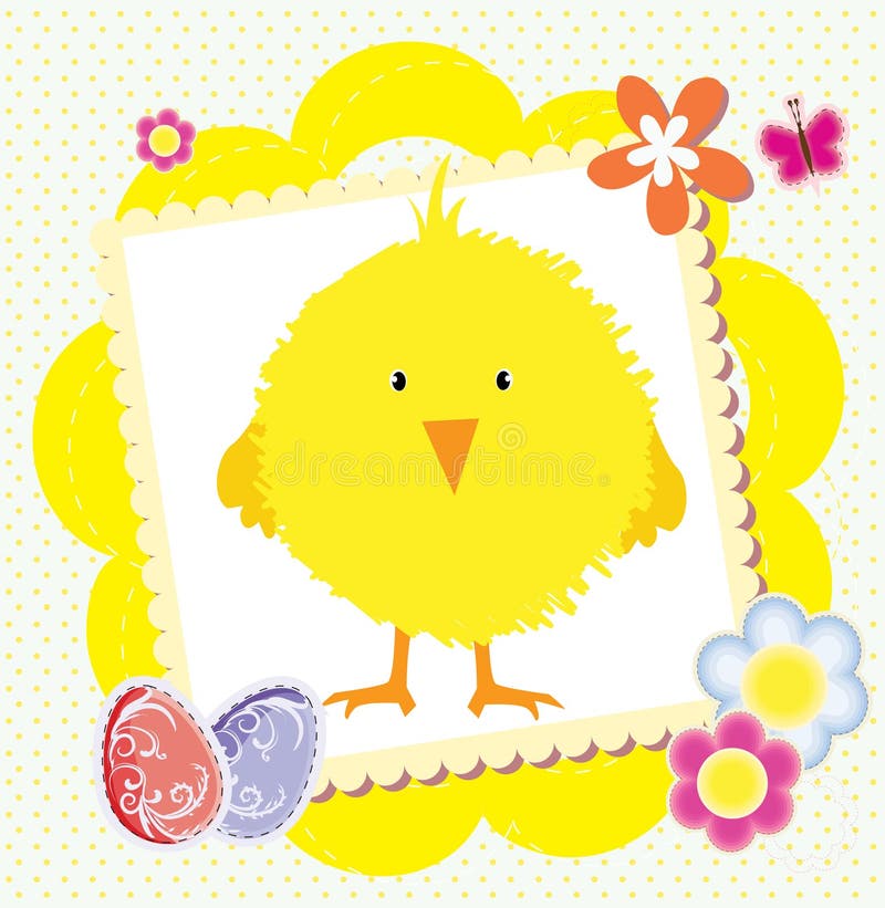 Tarjeta de pascua ilustración del vector Tarjeta de pascua ilustración del vector