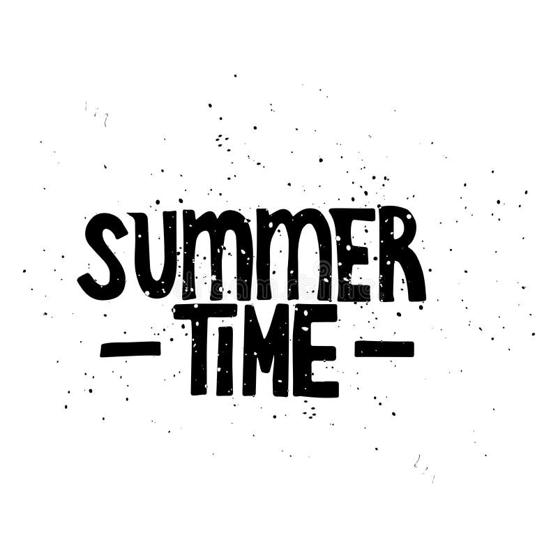 Tarjeta de verano de las letras del vector Caligrafía única positiva Handdrawn libre illustration Tarjeta de verano de las letras del vector Caligrafía única positiva Handdrawn libre illustration
