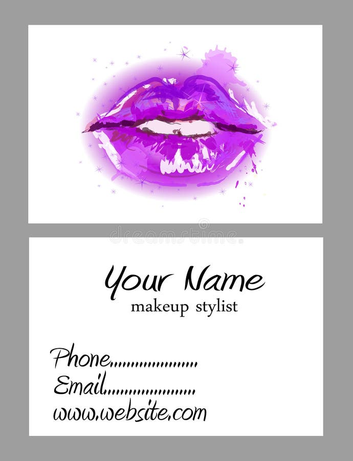 Tarjeta De Visita Del Estilista Del Maquillaje Ilustración del Vector - Ilustración de profesional, encanto: 80688553 Tarjeta De Visita Del Estilista Del Maquillaje Ilustración del Vector - Ilustración de profesional, encanto: 80688553