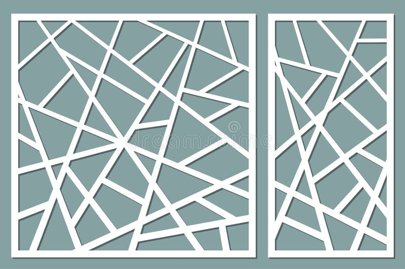 Tarjeta decorativa determinada para cortar líneas abstractas modelo Laser c libre illustration Tarjeta decorativa determinada para cortar líneas abstractas modelo Laser c libre illustration