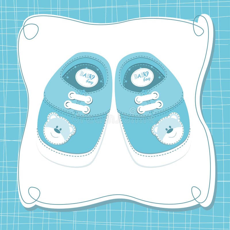 Tarjeta del bebé del vector libre illustration Tarjeta del bebé del vector libre illustration