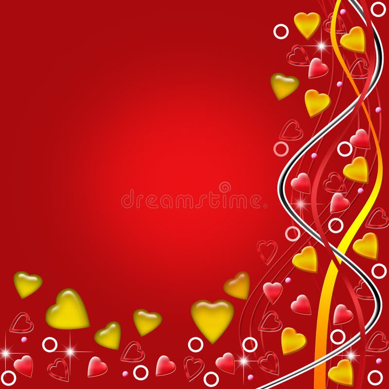 Tarjeta del día de San Valentín libre illustration Tarjeta del día de San Valentín libre illustration