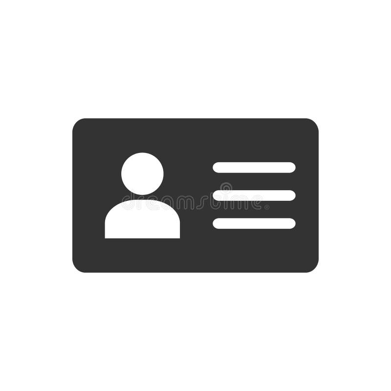 Tarjeta del vendedor del empleado, ejemplo del icono del vector del vcard para el diseño gráfico, logotipo, sitio web, medio soci libre illustration Tarjeta del vendedor del empleado, ejemplo del icono del vector del vcard para el diseño gráfico, logotipo, sitio web, medio soci libre illustration