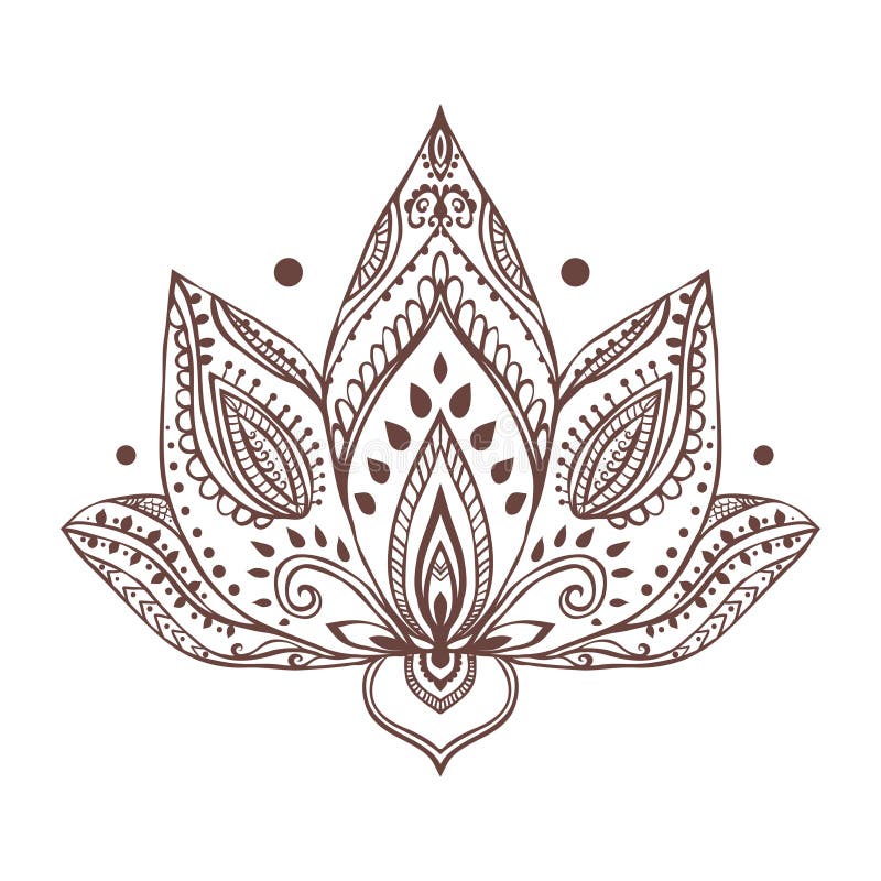 Tarjeta hermosa del ornamento con yoga del vector ilustración del vector Tarjeta hermosa del ornamento con yoga del vector ilustración del vector