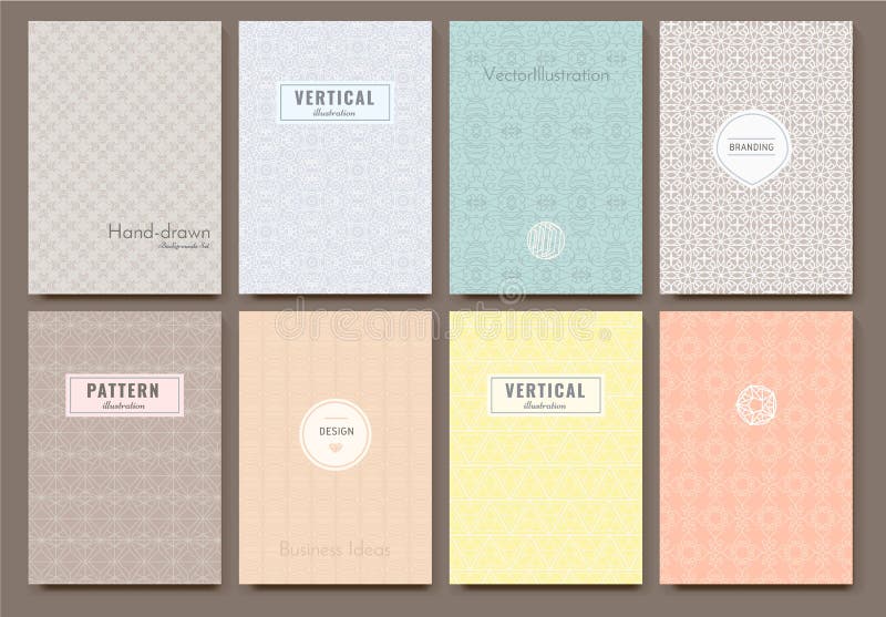 Tarjetas del vector de la plantilla libre illustration Tarjetas del vector de la plantilla libre illustration