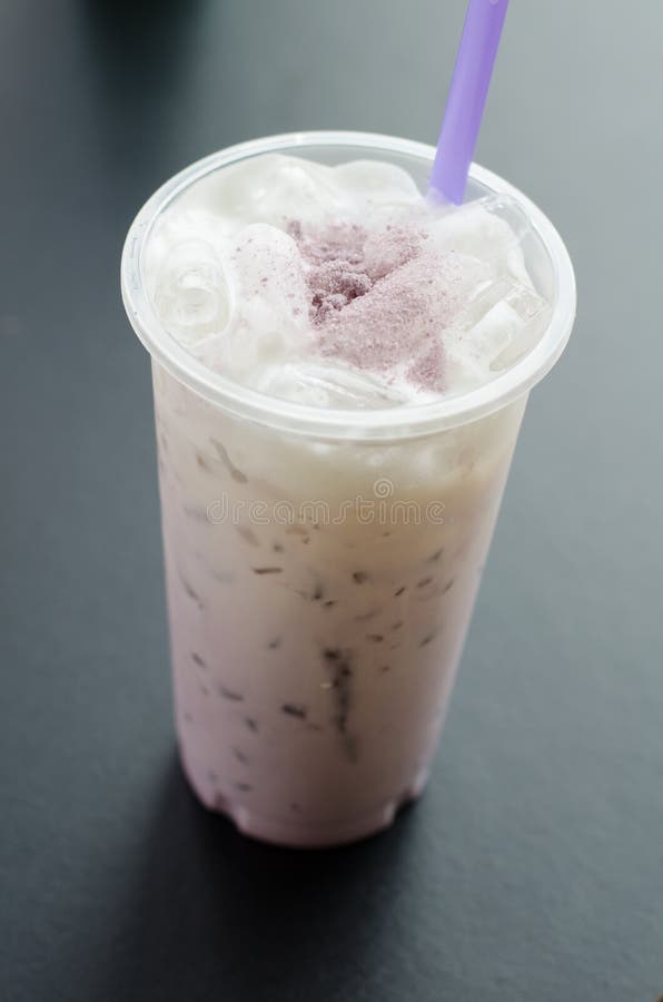 coconut taro bubble tea coconut taro bubble tea