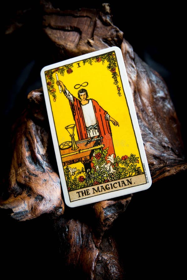 Tarot Card for Fortune Telling. the Magician Stock Photo Image of