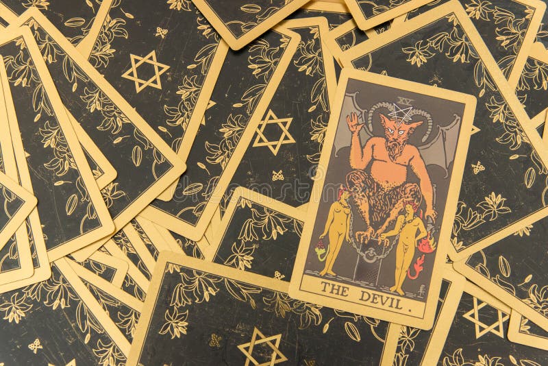 Tarot cards for divination, fortune, religious beliefs, good luck, misfortune