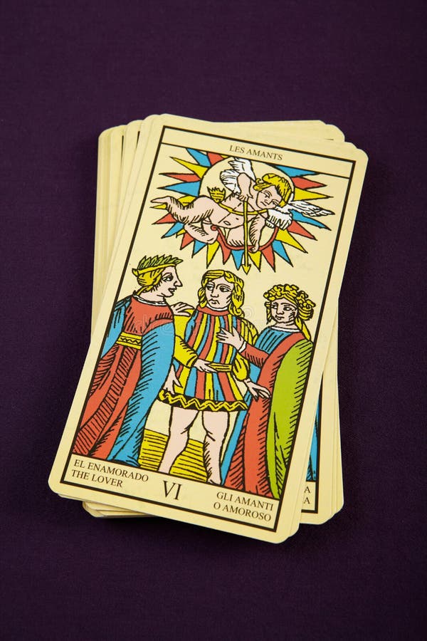 Tarot l'amante immagine stock libera da diritti Tarot l'amante immagine stock libera da diritti