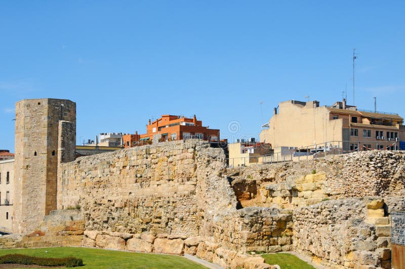 Roman Circus In Tarragona Of Catalonia Stock Image Image of antique