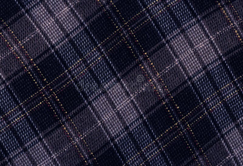 Tartan de laine bleu. image libre de droits Tartan de laine bleu. image libre de droits