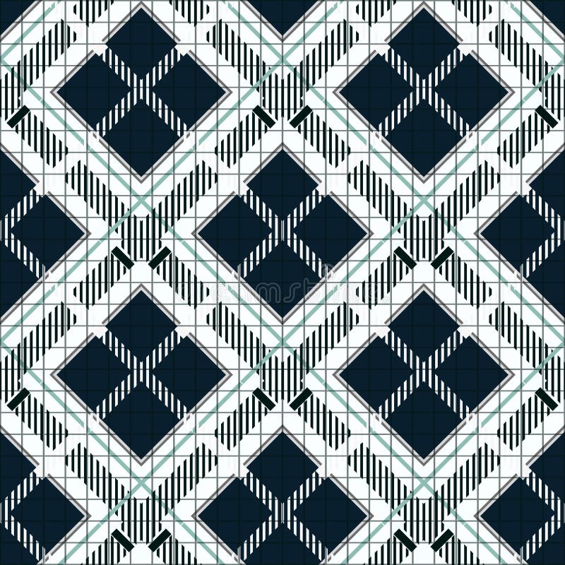Tartan Plaid Seamless Pattern. Black and white fabric texture check tartan seamless pattern. Vector illustration. eps10 vector illustration Tartan Plaid Seamless Pattern. Black and white fabric texture check tartan seamless pattern. Vector illustration. eps10 vector illustration