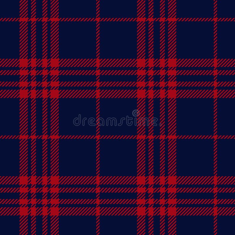 Tartan check pattern vector in red and navy blue. Seamless dark Scottish plaid background for flannel shirt, blanket, throw, skirt, other modern spring autumn winter fashion textile design. Tartan check pattern vector in red and navy blue. Seamless dark Scottish plaid background for flannel shirt, blanket, throw, skirt, other modern spring autumn winter fashion textile design.