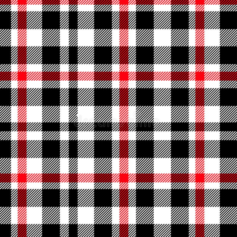 Texture, Pattern. Scottish Tartan Pattern. Red And Black Wool P Stock ...