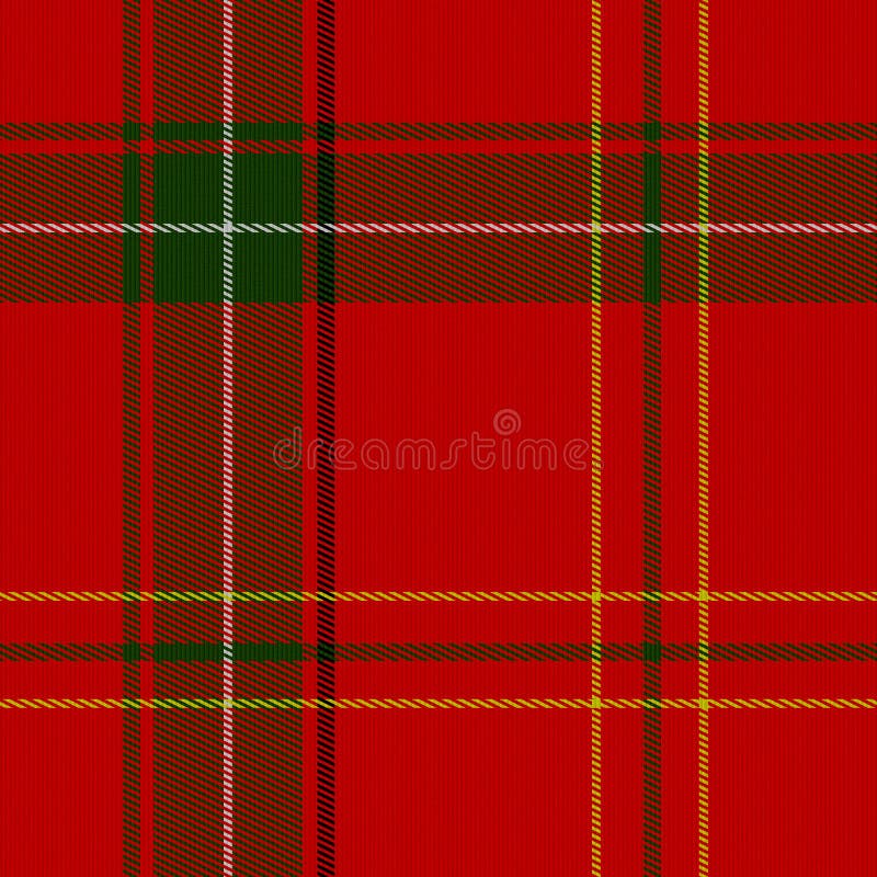 Tartan écossais classique illustration de vecteur