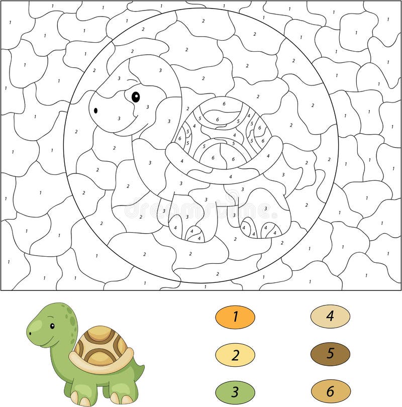 Colorir Mandala Página Com Tartaruga Para Crianças Ilustração Vetorial  Sobre imagem vetorial de axenova-n.yandex.ru© 549446648