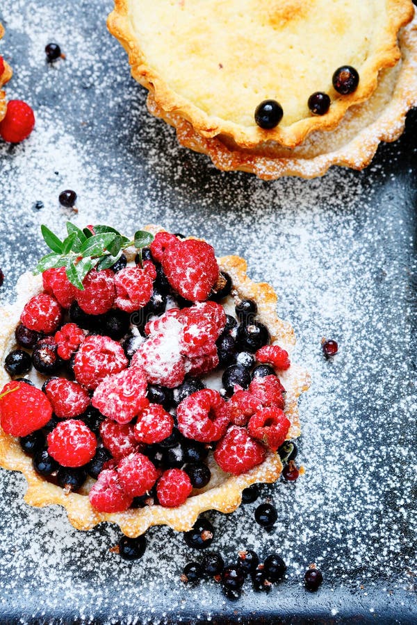 Tartlets with summer berries