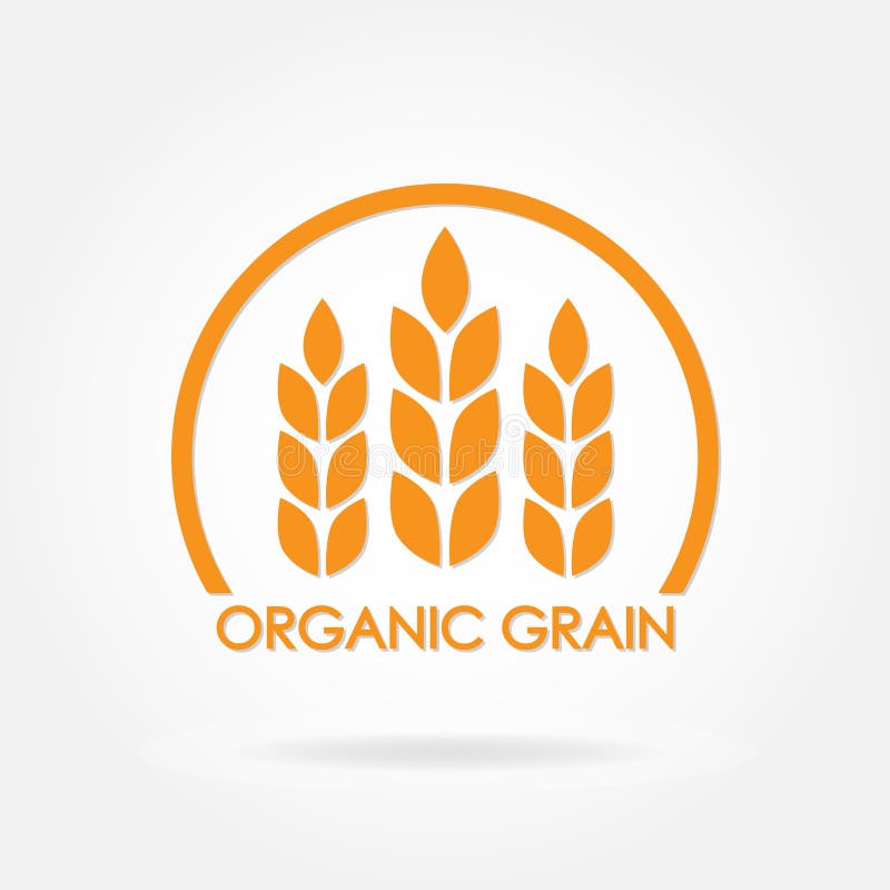 Tarwe of rijstpictogram Organisch korrelsymbool Ontwerpelement voor biologische producten, bakkerij, brood, gezond voedsel Vector royalty-vrije illustratie Tarwe of rijstpictogram Organisch korrelsymbool Ontwerpelement voor biologische producten, bakkerij, brood, gezond voedsel Vector royalty-vrije illustratie