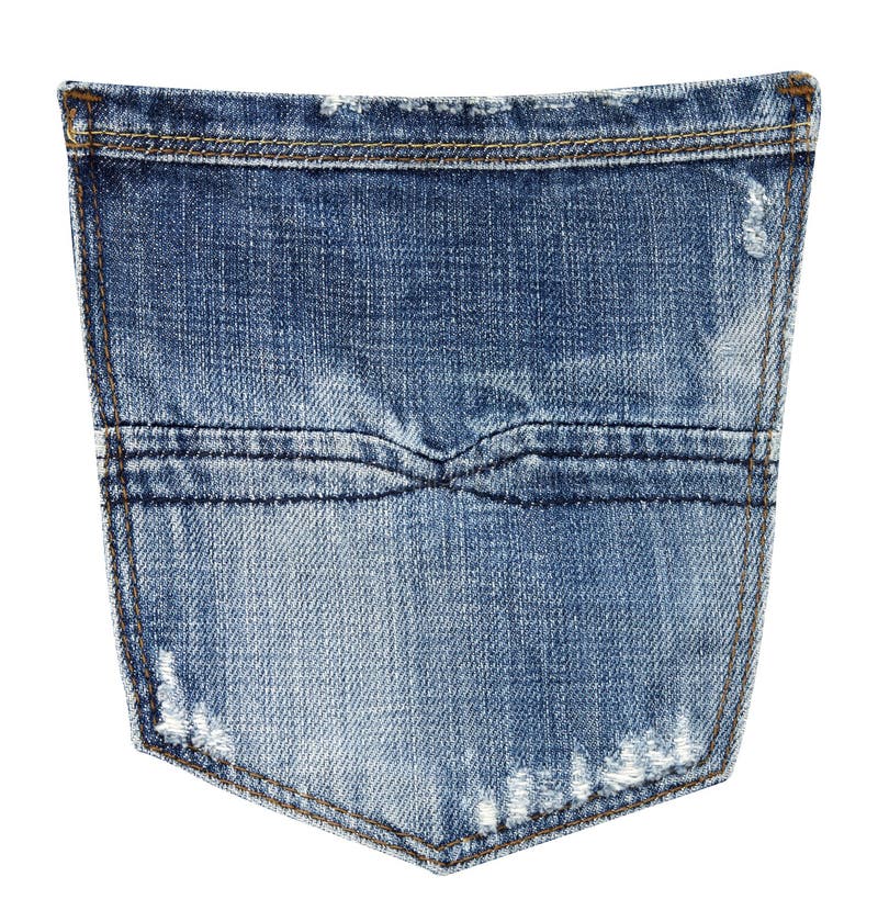 Tasca posteriore dei vecchi jeans