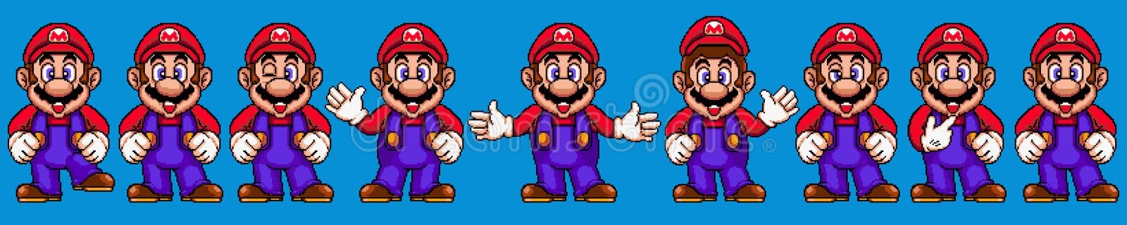 Vídeo Antigo Jogo Retro Super Mario Bros Fundo Cenário Clássico De Design  De Jogos De Retrô Ilustração do Vetor - Ilustração de retro, mordeu:  170177929