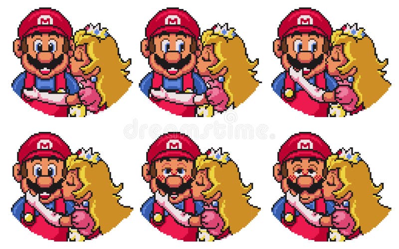 Super mario world pixelated retro video game Vector Image