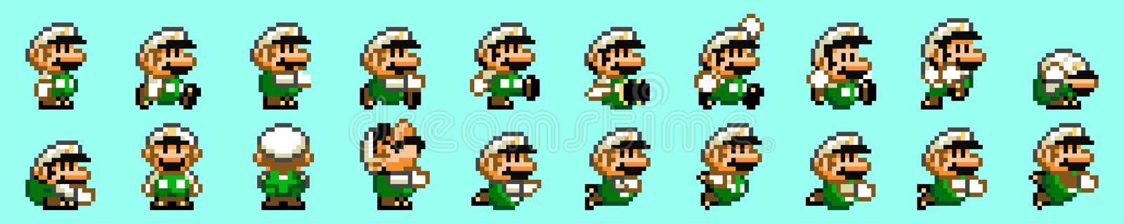 Set of Mario Cat Moves, Art of Super Mario Bros 3 Classic Video Game, Pixel  Design Vector Illustration Editorial Stock Image - Illustration of move,  game: 210763499