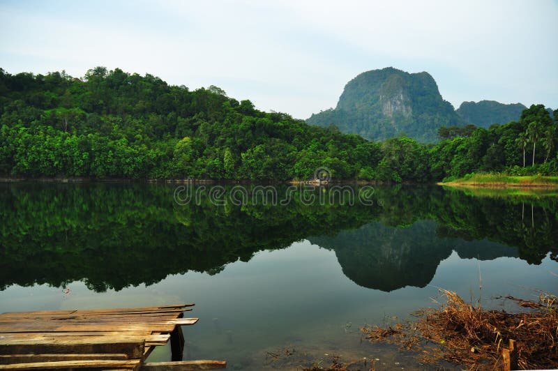 A once clean and beautiful lake, called Tasik Biru, or Blue Lake in English, was all that remained to indicate its gold mining activities. It was a popular picnic and family recreational spot for not only the local Bau residents, but also for Kuching and other nearby residents.