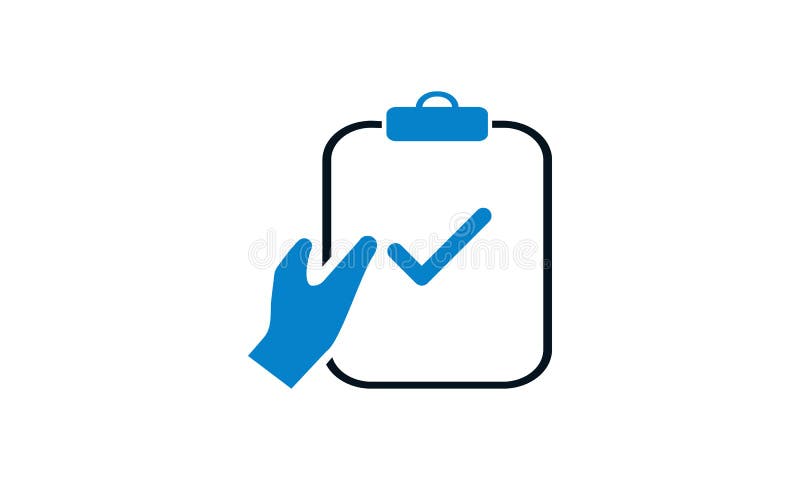 Task completed icon vector illustration on white background stock illustration