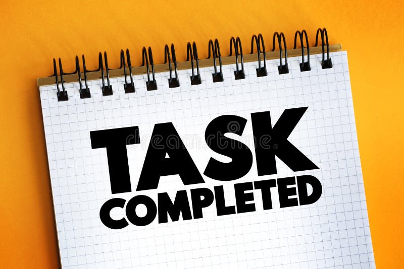 Task completed c