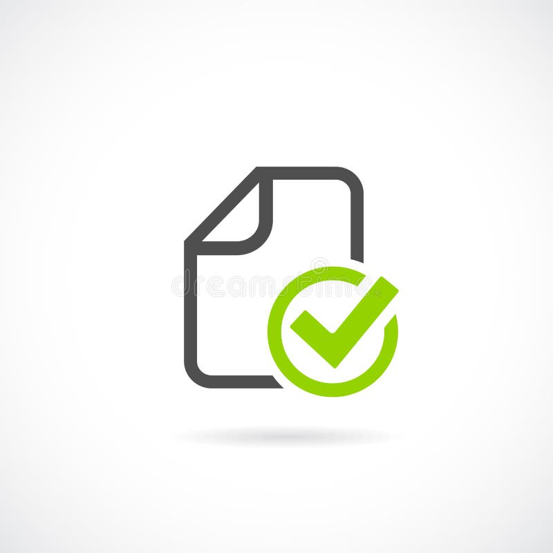 Task completed vector icon royalty free illustration