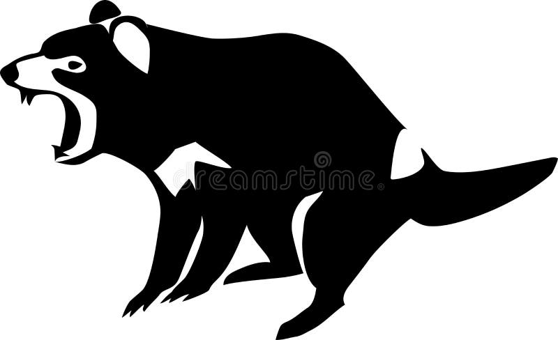 Tasmanian devil stock vector. Illustration of protected - 87300741