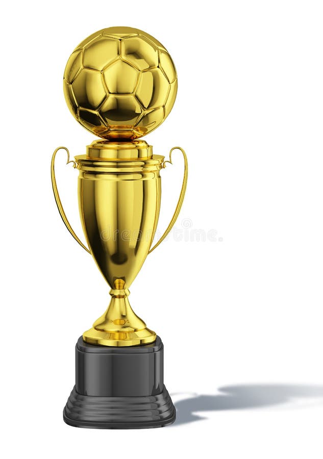 Trophée De La Coupe Des Nations D'afrique D'or Isolé Illustration Stock -  Illustration du tournoi, monde: 227685838