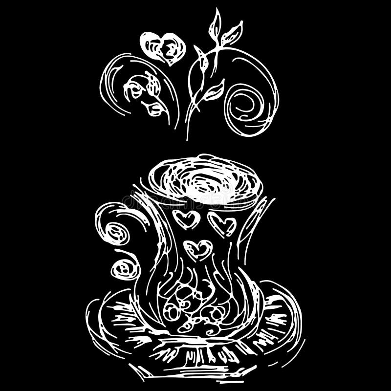 Tasse de thé tirée par la main, grande conception pour tous buts Croquis tiré par la main de tasse de thé Icône d'ensemble de caf illustration libre de droits Tasse de thé tirée par la main, grande conception pour tous buts Croquis tiré par la main de tasse de thé Icône d'ensemble de caf illustration libre de droits