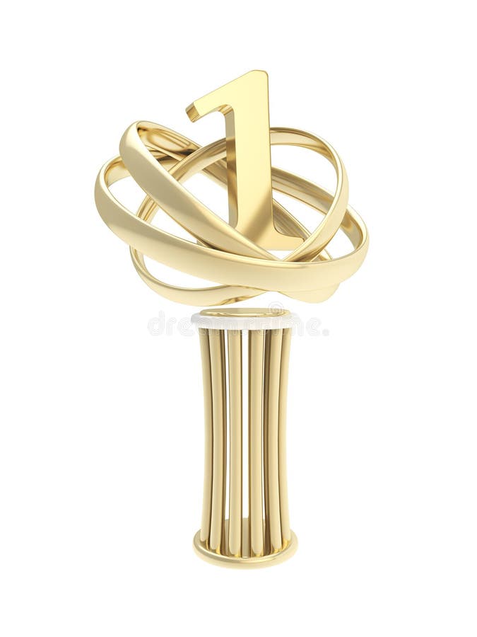 Trophée De La Coupe Des Nations D'afrique D'or Isolé Illustration Stock -  Illustration du tournoi, monde: 227685838