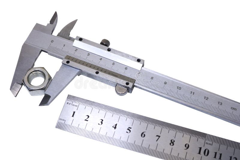 Tasterzirkel und Machthaber lizenzfreie stockbilder Tasterzirkel und Machthaber lizenzfreie stockbilder