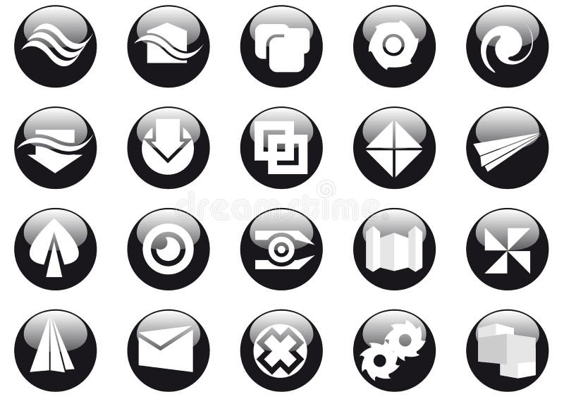 Tasti di Web di vettore royalty illustrazione gratis Tasti di Web di vettore royalty illustrazione gratis