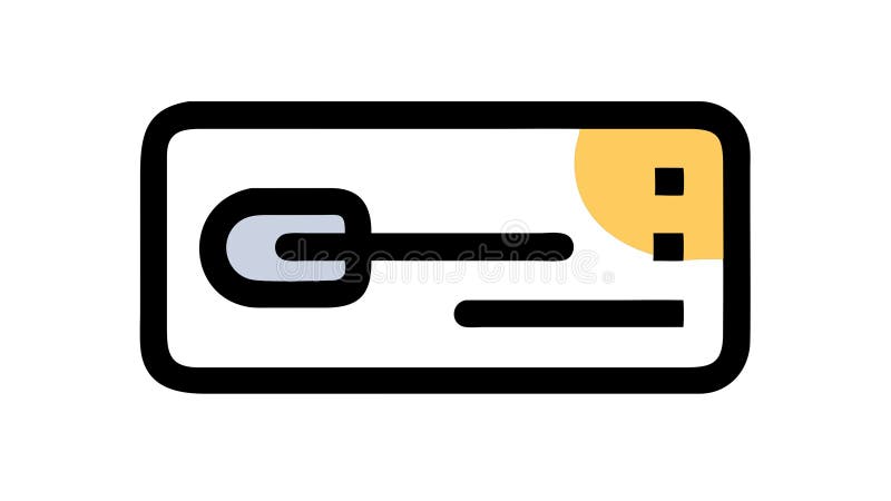 Tasto di accesso rettangolare a colori per l'icona di accesso a un foro di accesso Generativo AI illustrazione di stock