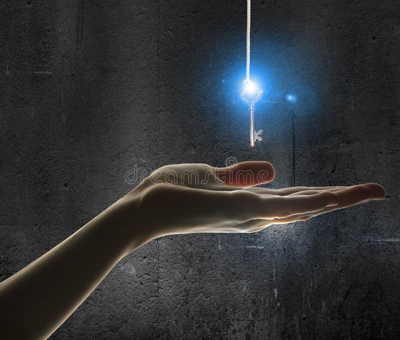 Chiave del successo fotografia stock