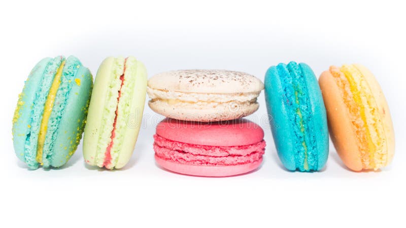 Traditional French Colorful Macaroons Stock Image - Image of gourmet ...