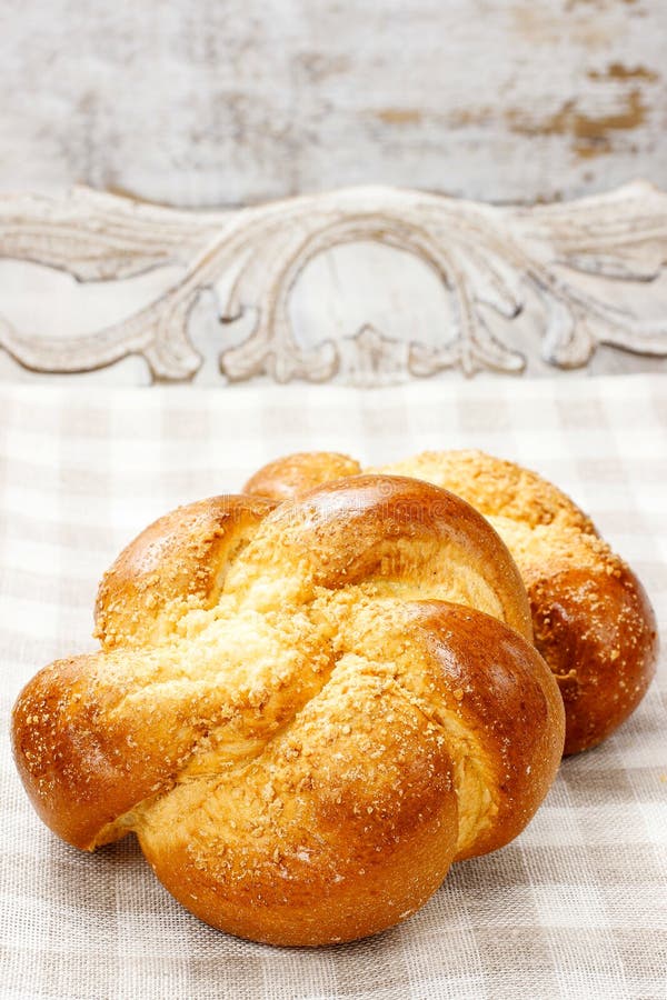 Tasty Breakfast: Sweet Homemade Buns Stock Photo - Image of homemade
