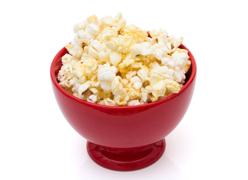 Tasty Butter Popcorn stock image. Image of snack, unhealthy 15774855