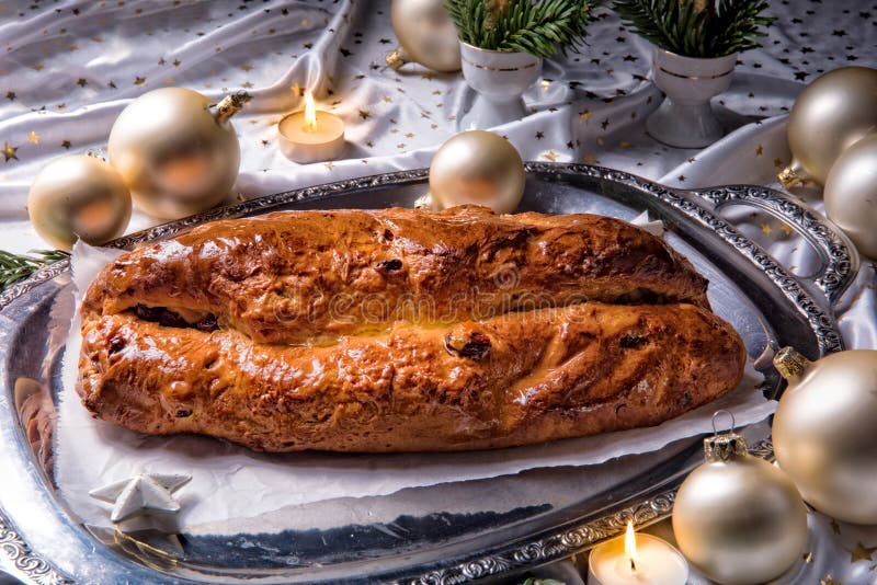 A tasty butter stollen stock photo. Image of lunch, homemade - 105872886