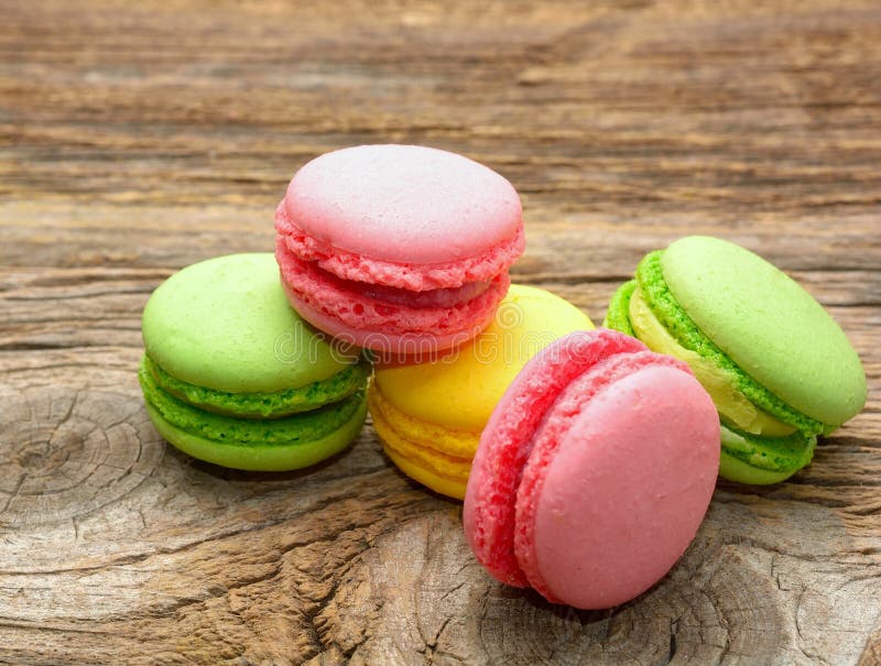 Tasty colorful macaroons stock photo. Image of assorted - 72363128