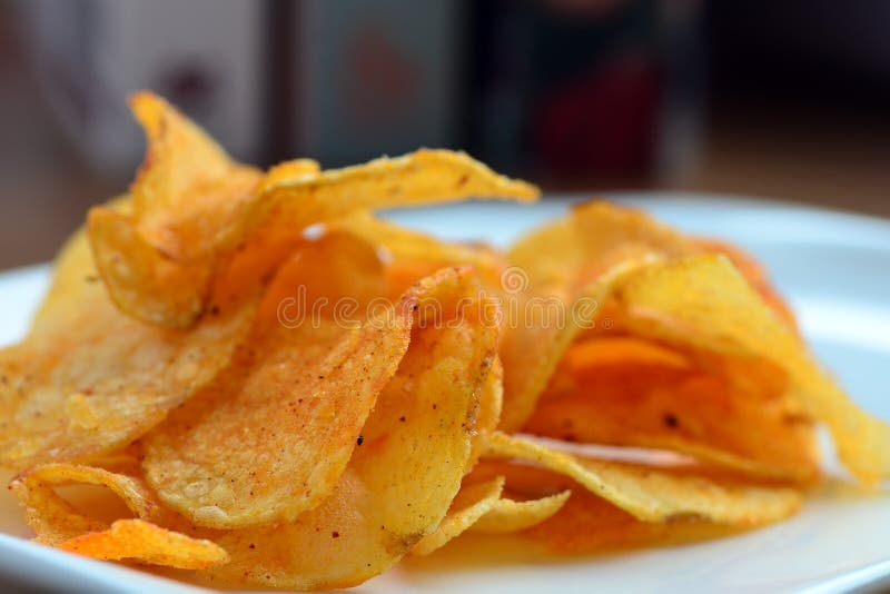 Tasty Crisps stock photos