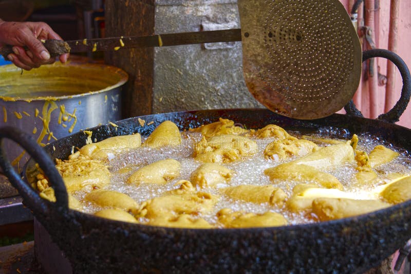 Tasty Indian Street Food Like Fast Food Stock Image - Image of