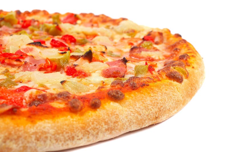 Tasty Italian pizza royalty free stock photography