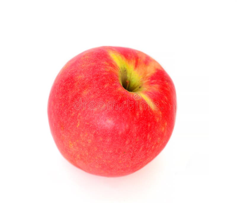 Pink Lady apple on white background