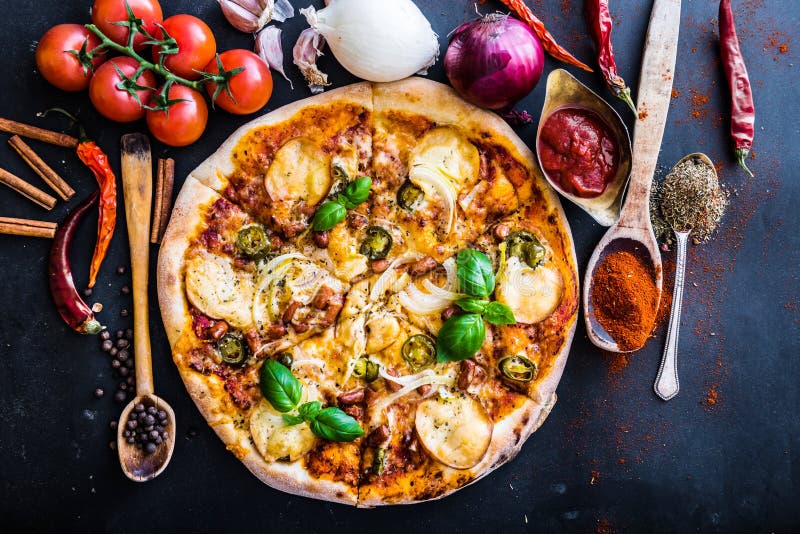 Tasty pizza royalty free stock images Tasty pizza royalty free stock images