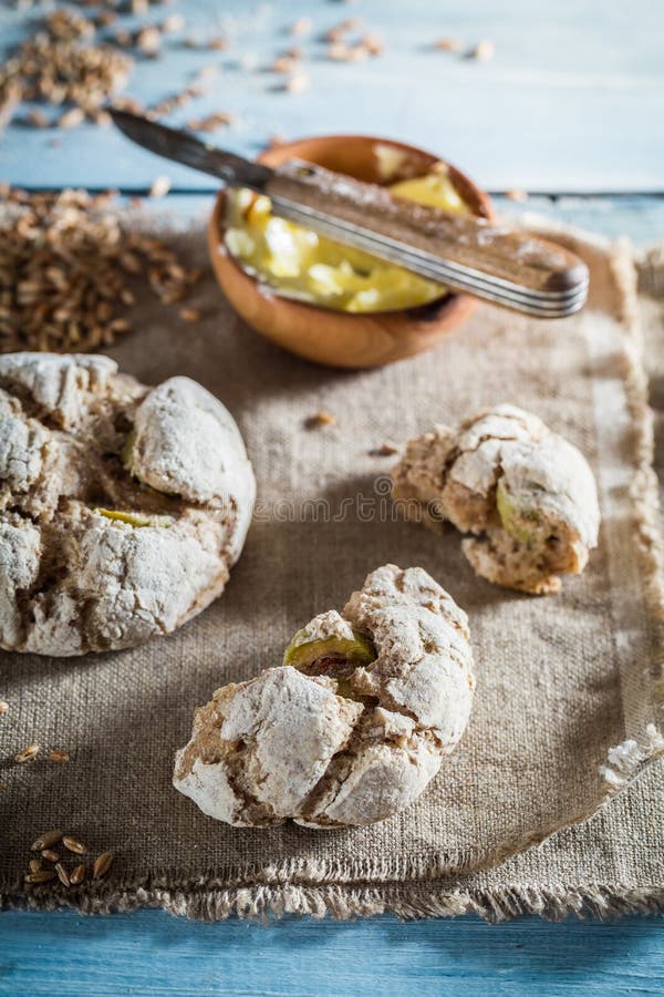 Tasty Rolls with Whole Grains for Breakfast Stock Photo Image of
